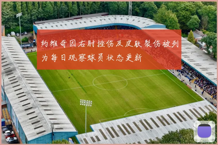 约维奇因右肘挫伤及皮肤裂伤被列为每日观察球员状态更新